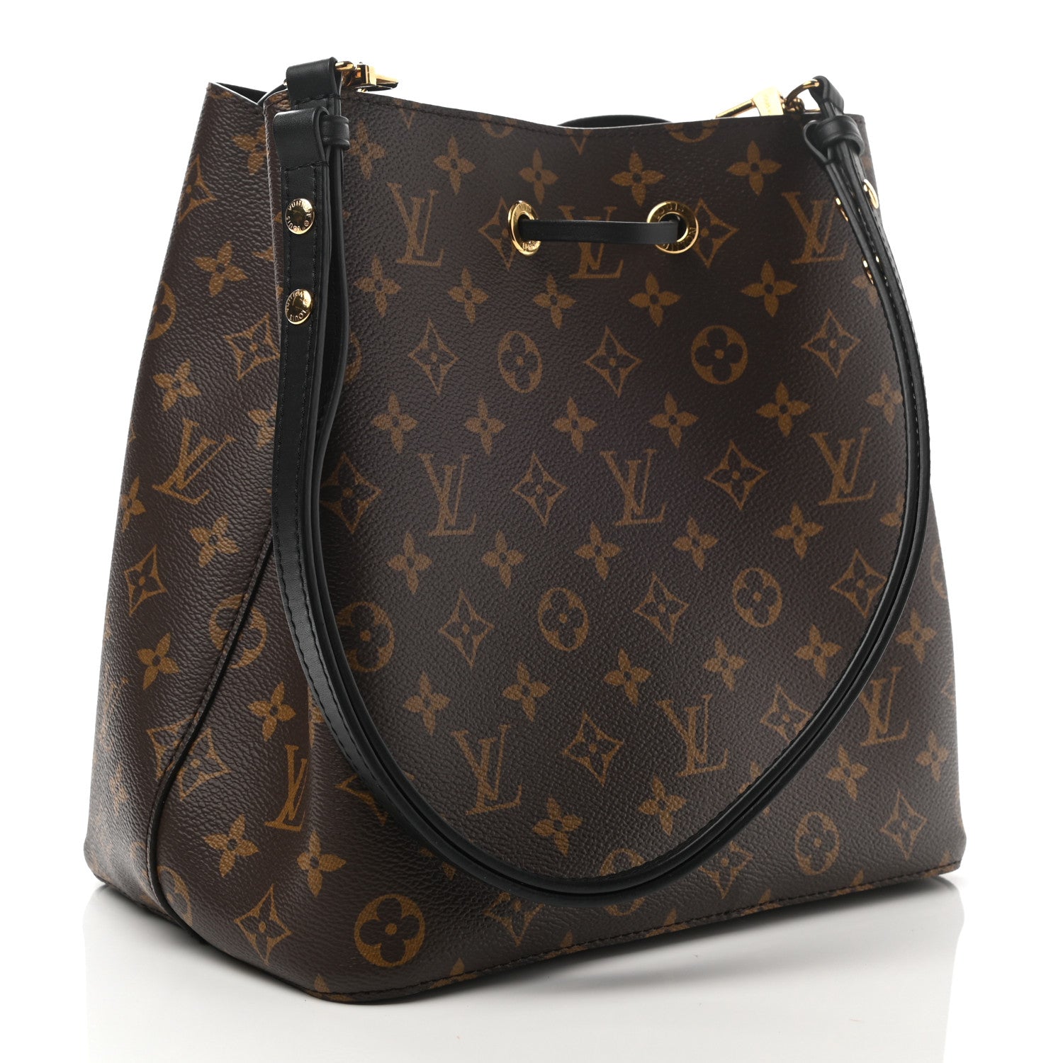 Louis Vuitton Monogram Neonoe MM Black 3 of 9
