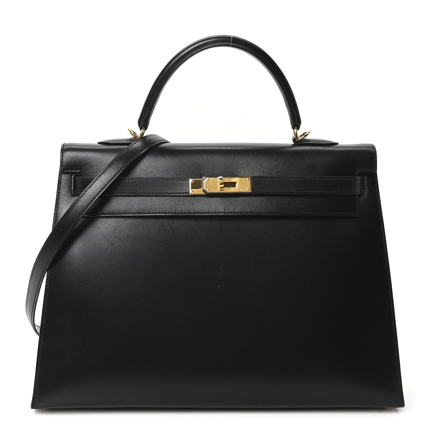 Hermes Box Kelly Sellier 35 Black 1 of 9