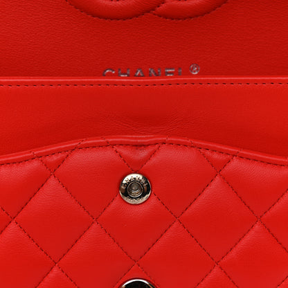 Chanel Lambskin Quilted Medium Double Flap Red 12 of 13