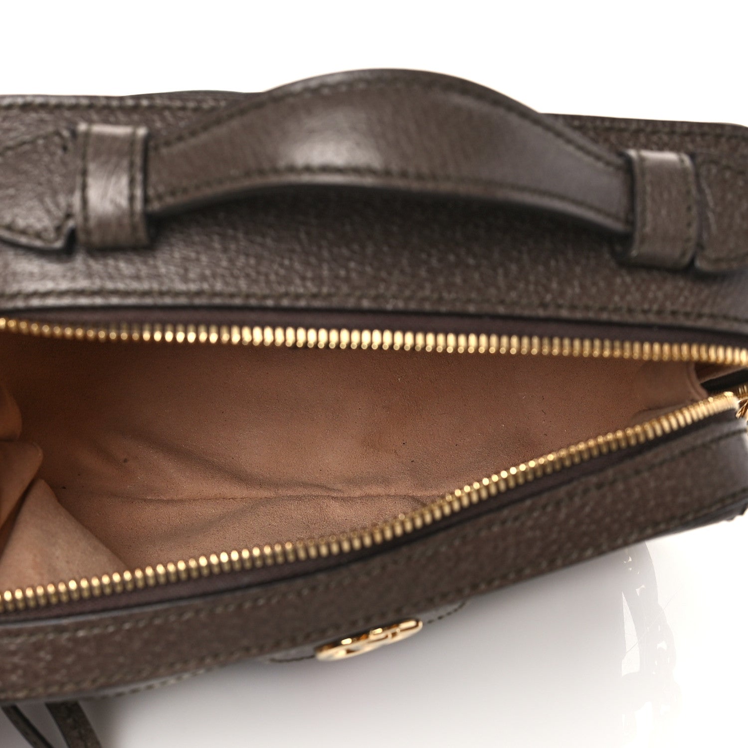 Gucci GG Supreme Monogram Mini Ophidia Top Handle Shoulder Bag Brown 5 of 11