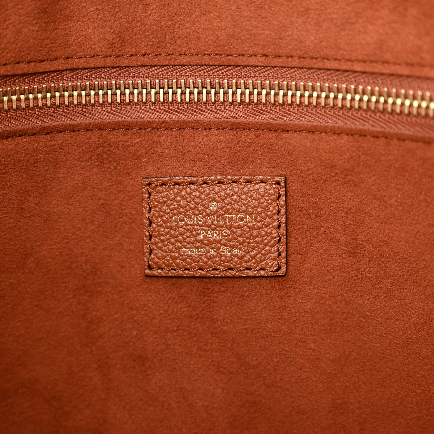 Louis Vuitton Empreinte Monogram Giant Neverfull MM Cognac 7 of 10