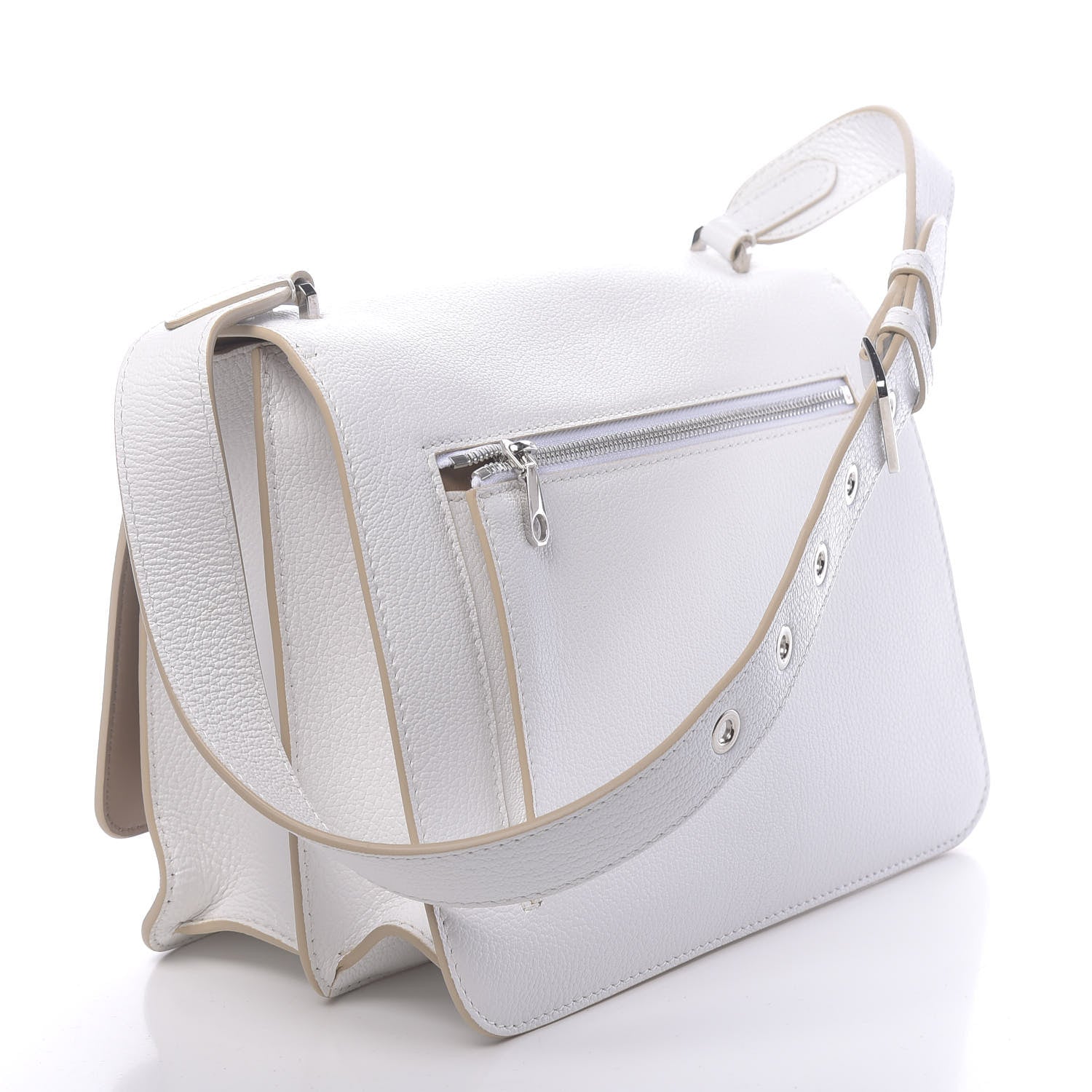 Burberry Goatskin Medium Alice Bag Optic White 3 of 9