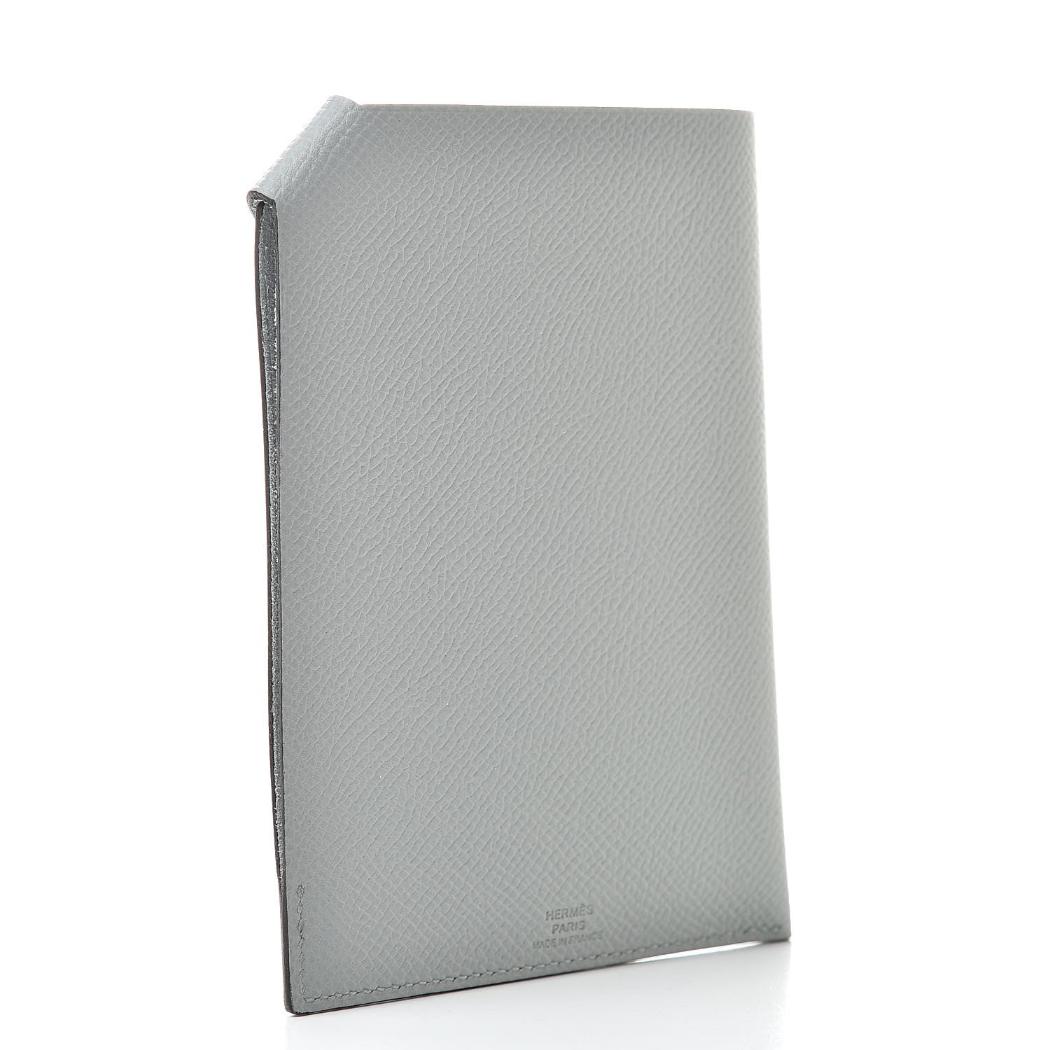 Hermes Epsom Tarmac Aleatoire Passport Holder Bleu Glacier Bleu Brighton 3 of 8
