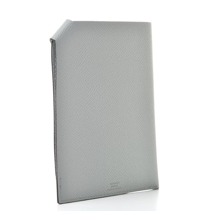 Hermes Epsom Tarmac Aleatoire Passport Holder Bleu Glacier Bleu Brighton 3 of 8