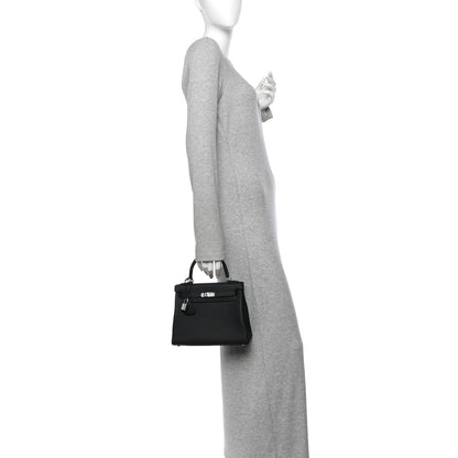 Hermes Togo Kelly Retourne 25 Black 2 of 11