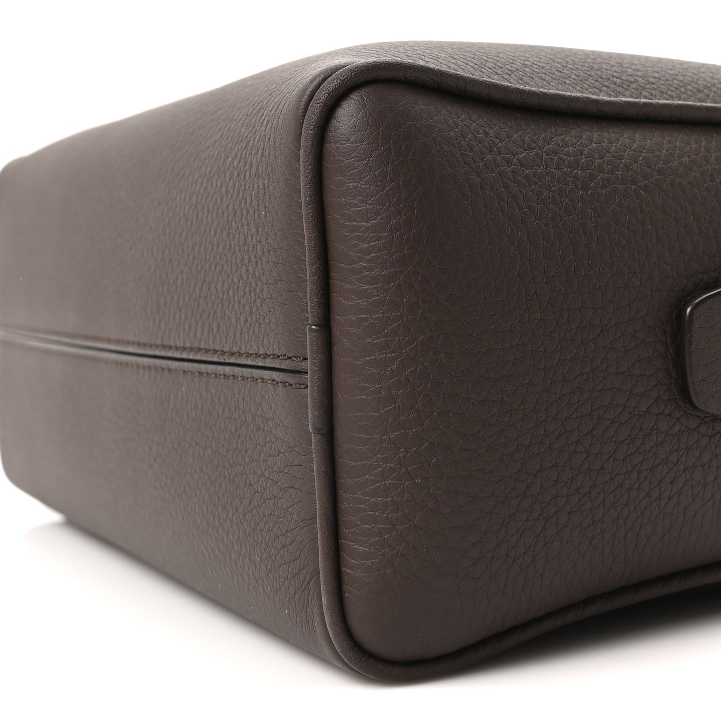 Matte Grained Calfskin India 10 Deep Brown