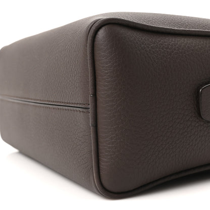 The Row Matte Grained Calfskin India 10 Deep Brown 16 of 17