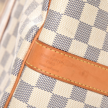 Louis Vuitton Damier Azur Keepall Bandouliere 45 7 of 14