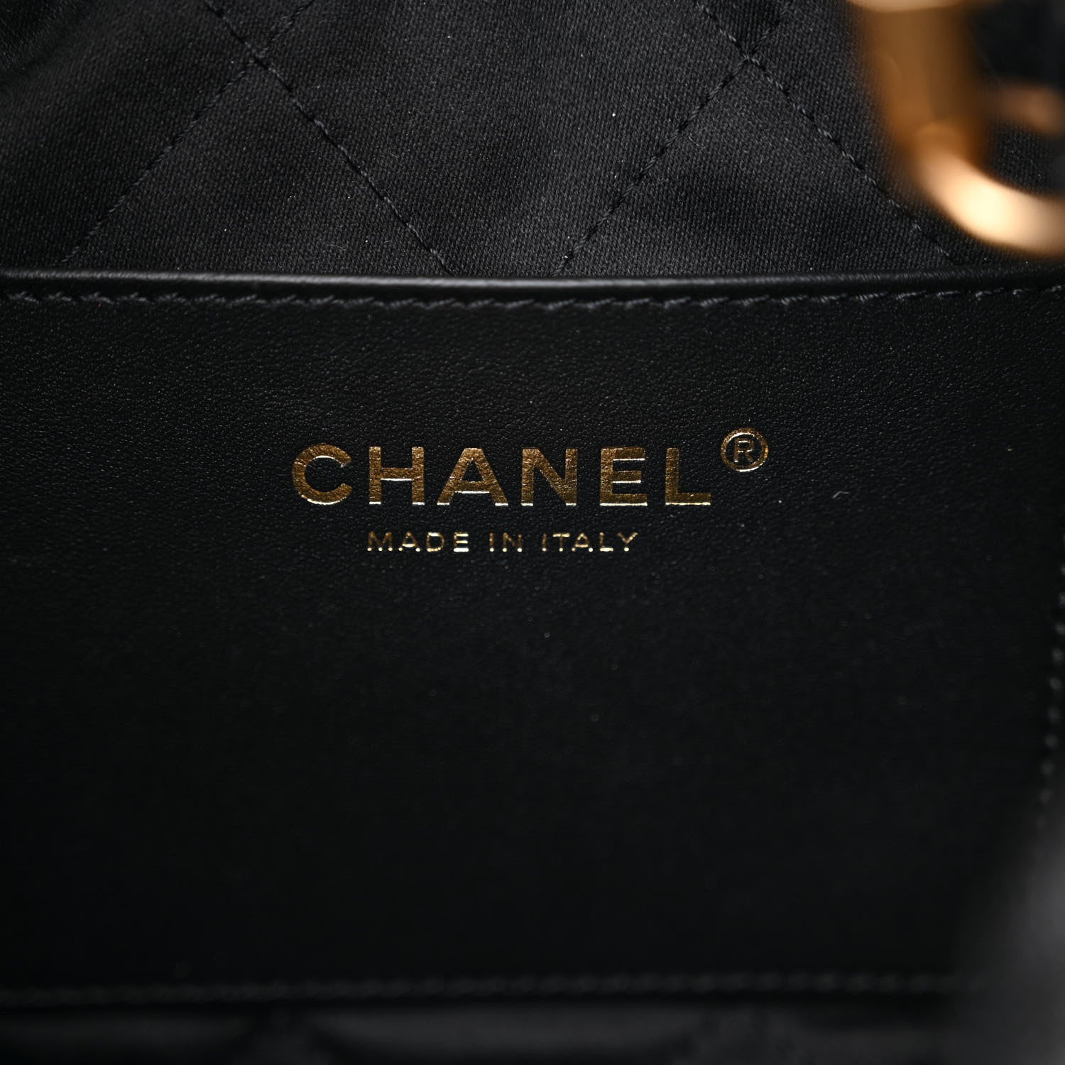 Chanel Shiny Caviar Quilted Monochrome Mini Chanel 22 Black 6 of 10