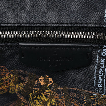 Louis Vuitton Damier Graphite Stamps Discovery Backpack PM 12 of 12