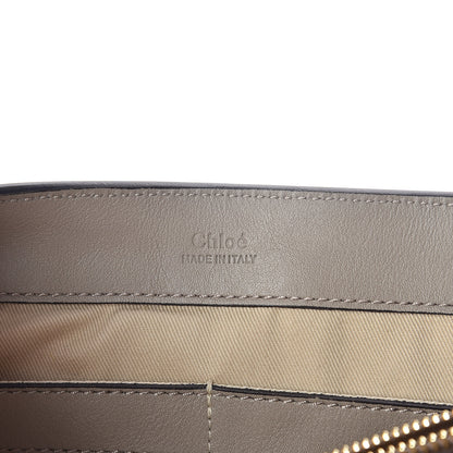 Chloe Calfskin Medium Faye Day Shoulder Bag Motty Grey 6 of 9