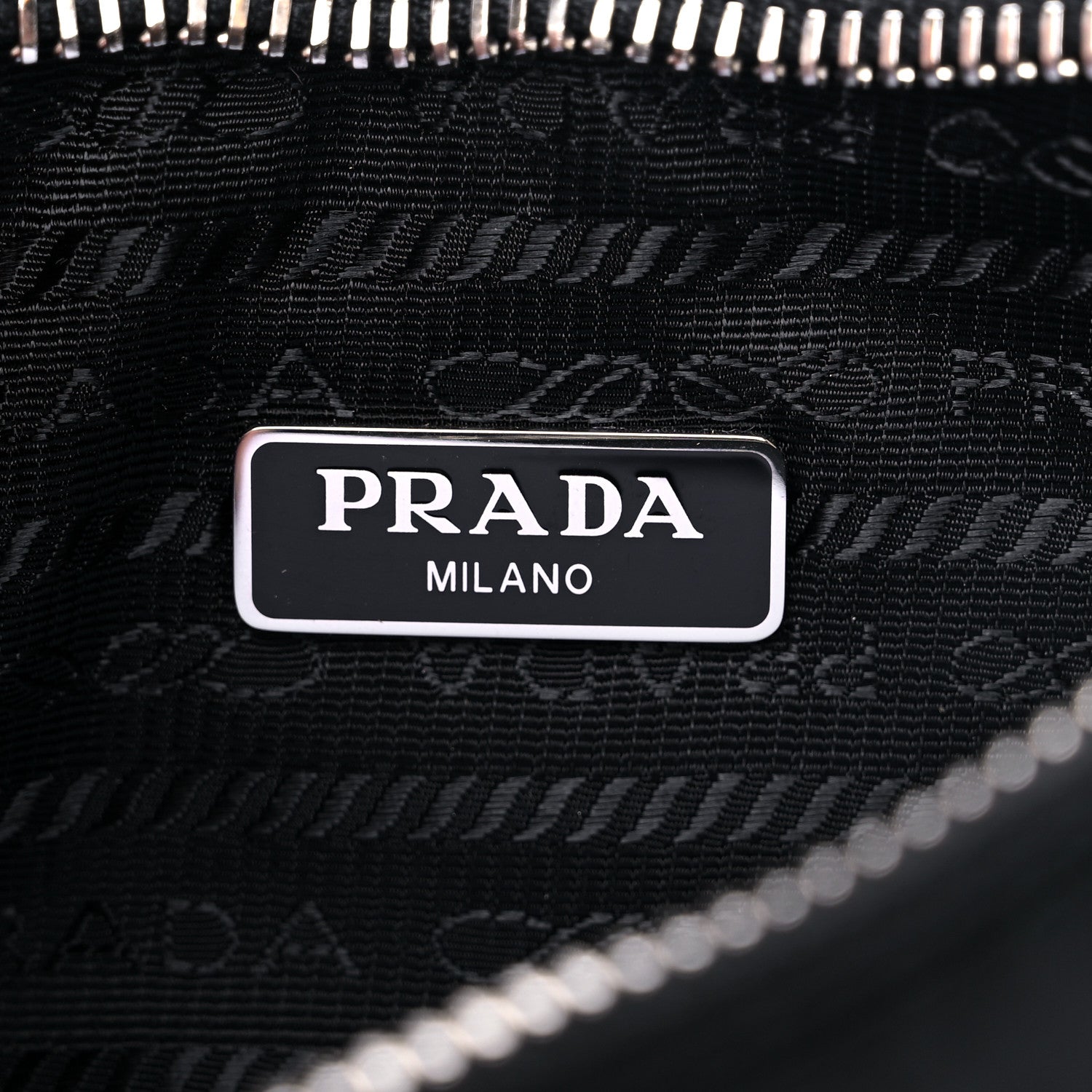 Prada Tessuto Nylon Saffiano Mini Re-Edition 2005 Bag Black 6 of 7