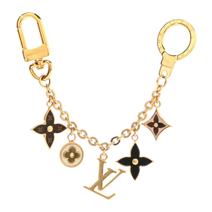 Louis Vuitton Monogram Spring Street Bag Charm Key Holder Gold 1 of 4