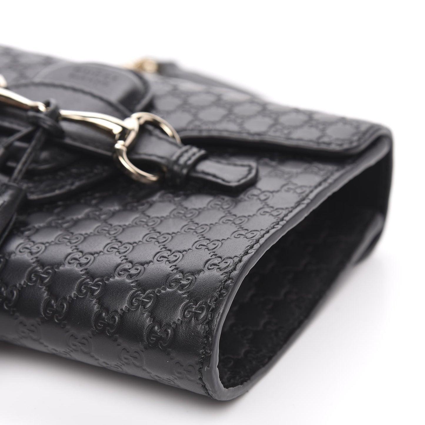 Microguccissima Mini Emily Shoulder Bag Black