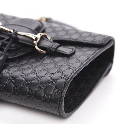 Gucci Microguccissima Mini Emily Shoulder Bag Black 11 of 11