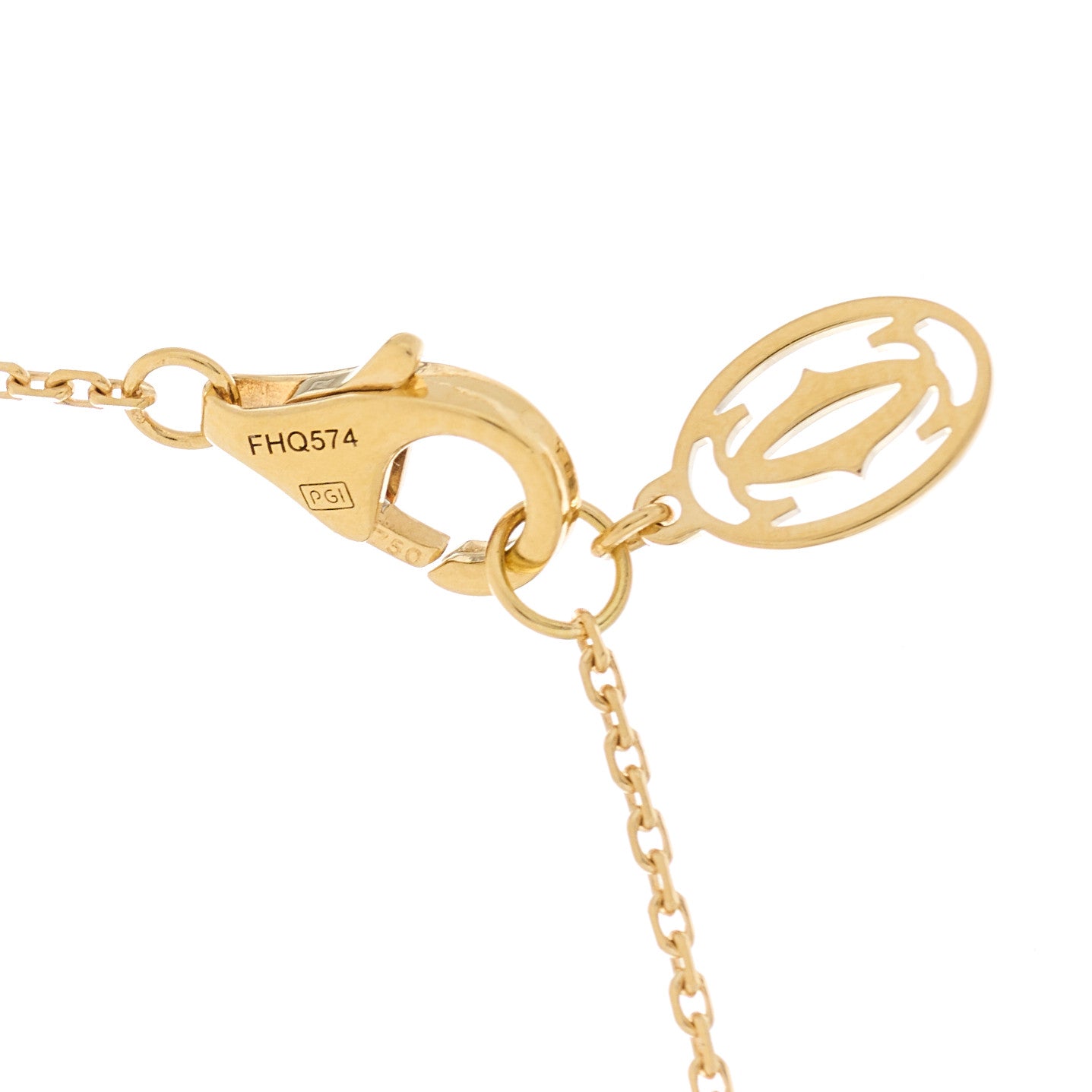 18K Yellow Gold Diamond XS D'Amour Pendant Necklace