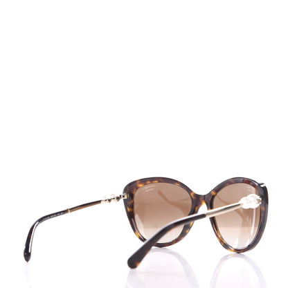 Chanel Cat Eye Pearl Sunglasses 5340-H Tortoise 4 of 8