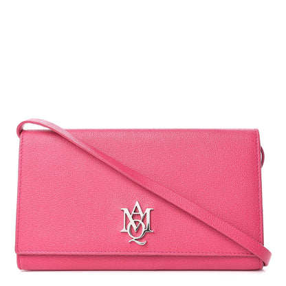 Alexander McQueen Calfskin Insignia Pouch Pink 1 of 10