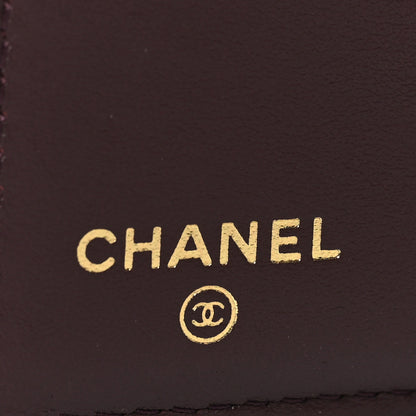 Chanel Caviar Quilted Compact Bifold Wallet Black 6 of 10