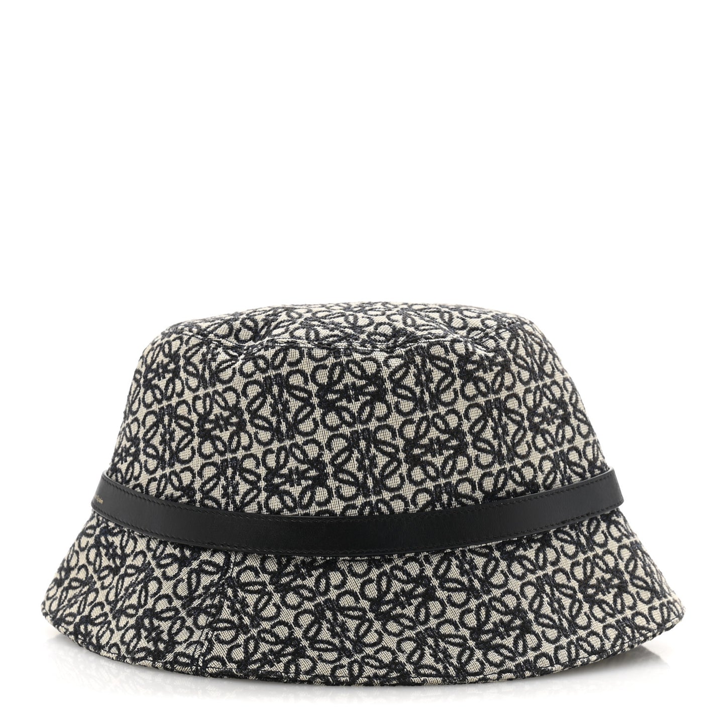 Jacquard Allover Anagram Bucket Hat 59 Ecru Blue
