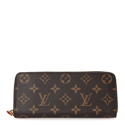 Louis Vuitton Monogram Clemence Wallet Fuchsia 1 of 7