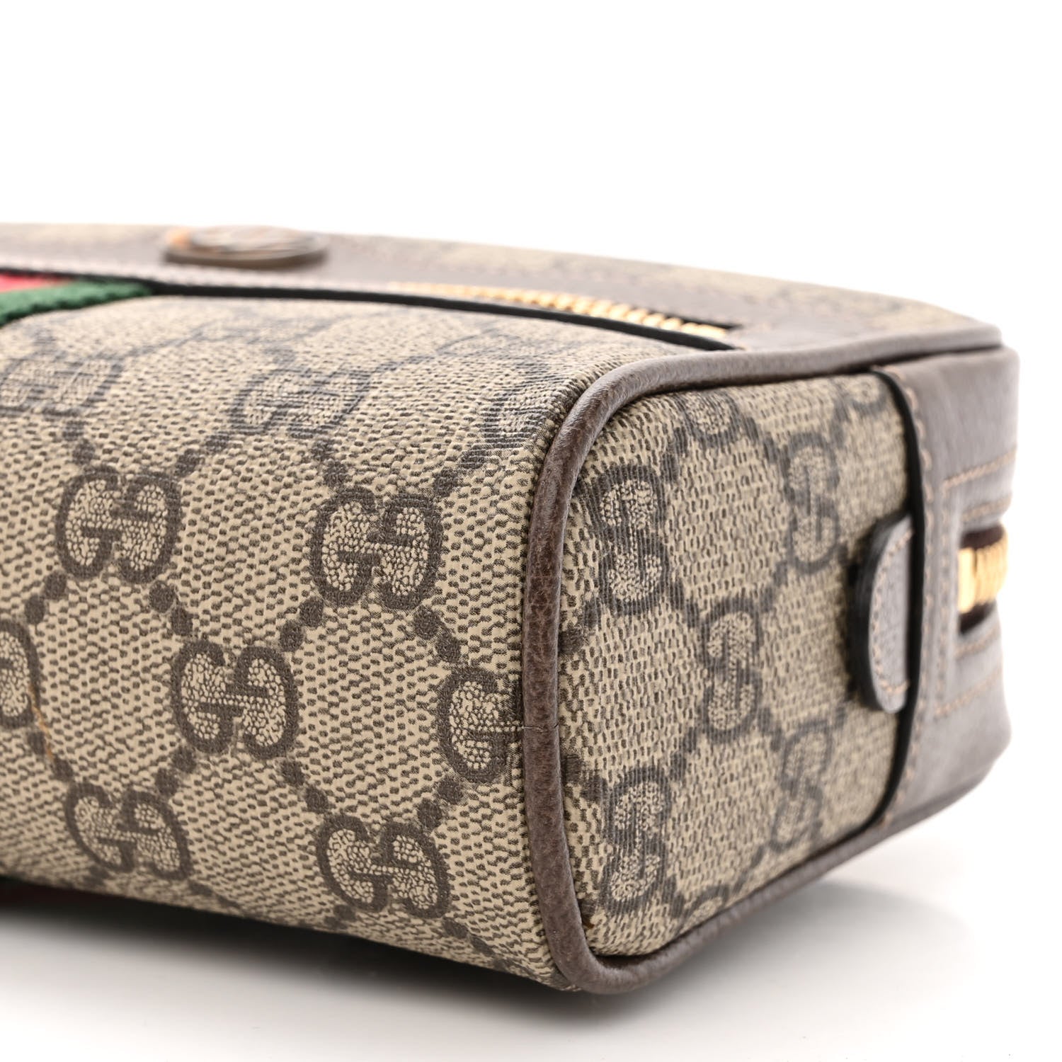 Gucci GG Supreme Monogram Web Small Ophidia Belt Bag 85 34 Dark Brown 11 of 11
