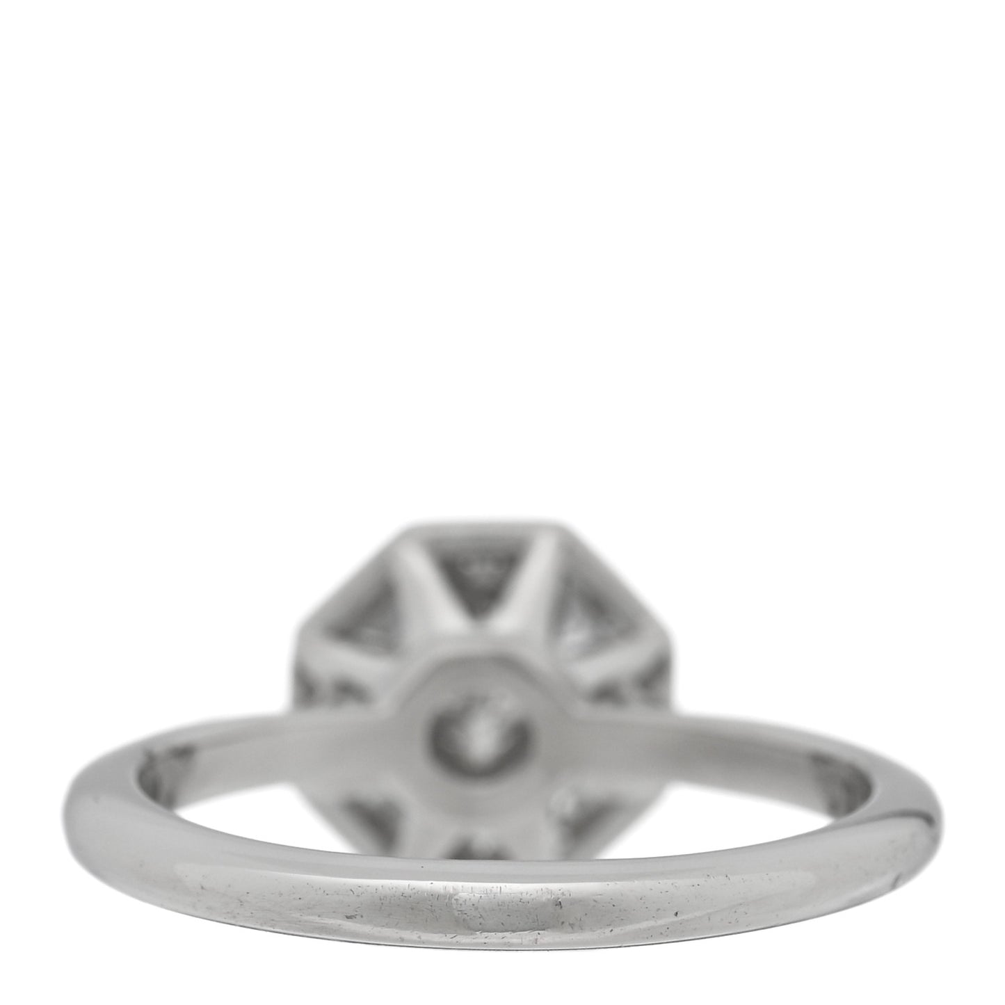 Platinum Diamond Mosaic Ring 51 5.75
