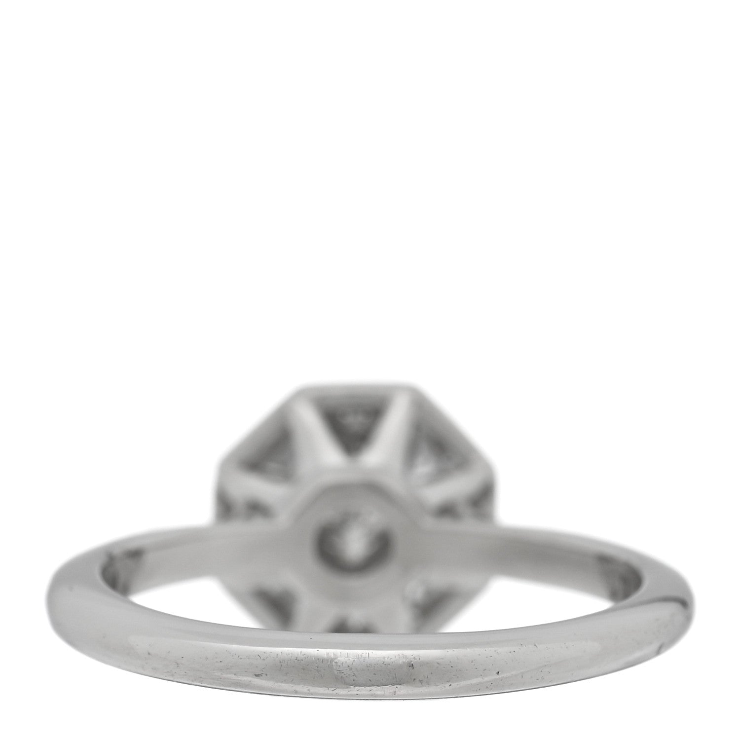 Tiffany Platinum Diamond Mosaic Ring 51 5.75 3 of 4