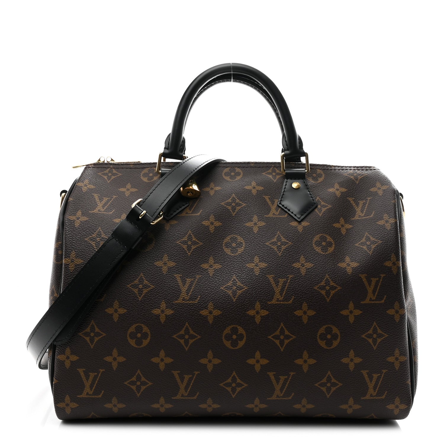 Louis Vuitton Monogram My World Tour Speedy Bandouliere 30 Black 1 of 8