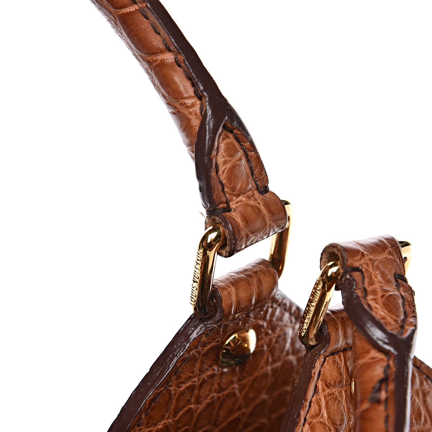 Louis Vuitton Monogram Alligator Trim Mahina XL 10 of 11