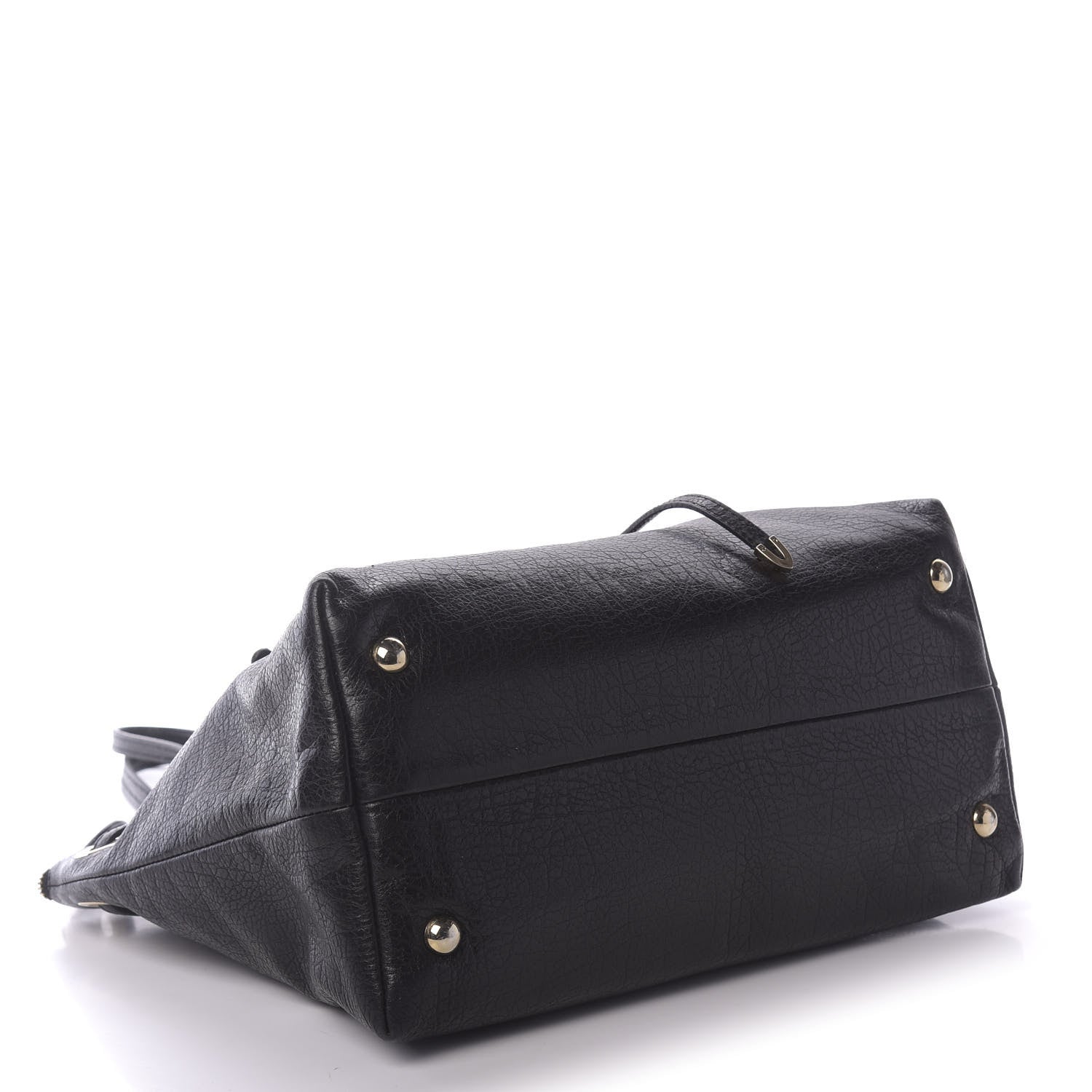 Jimmy Choo Grainy Calfskin Small Rhea Tote Black 3 of 11