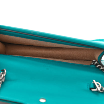 Gucci Velvet Super Mini Dionysus Shoulder Bag Pavone Cyan 7 of 11