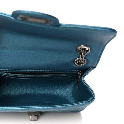 Chanel Metallic Sheepskin Quilted 2.55 Reissue Mini Flap Blue 5 of 10