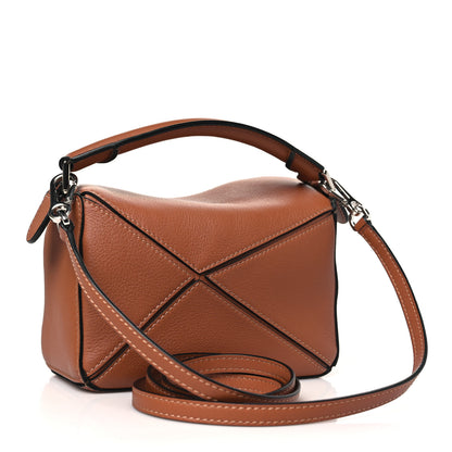 Loewe Calfskin Mini Puzzle Bag Tan 3 of 10