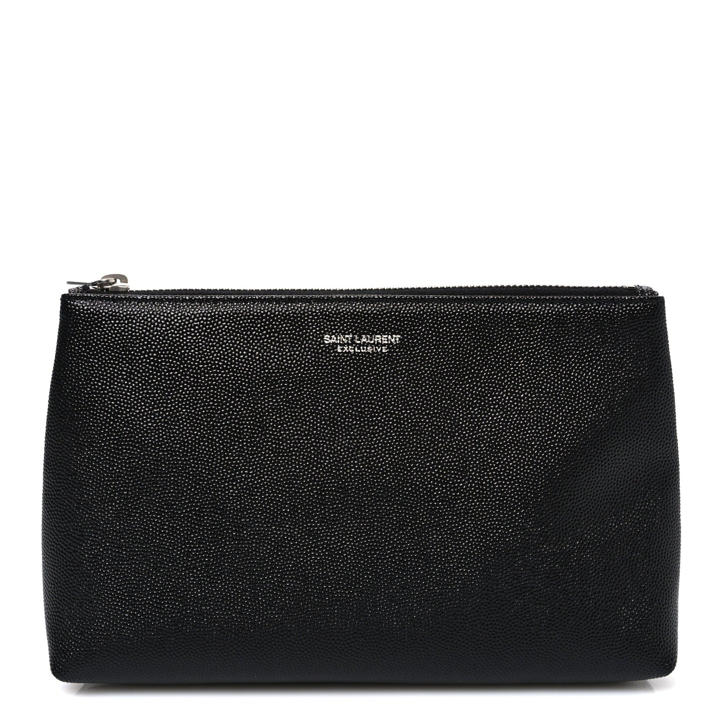 Grain De Poudre Zippered Pouch Black