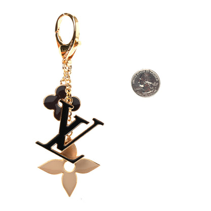 Louis Vuitton Fleur De Monogram Bag Charm Dore 2 of 4