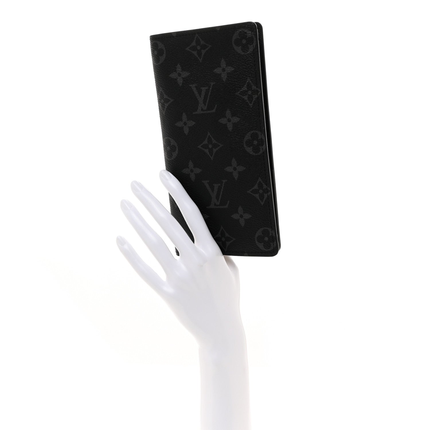 Louis Vuitton Monogram Eclipse Brazza Wallet 2 of 6