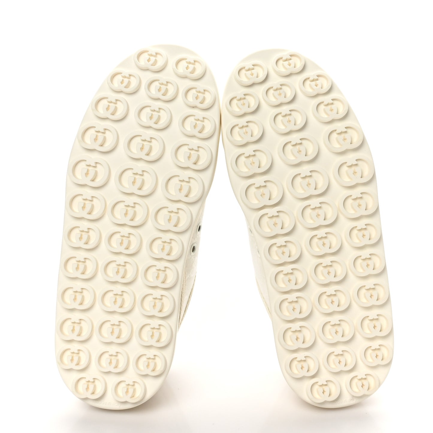 GG Monogram Womens 1977 Tennis Platform 52mm Sneakers 35 Great White Mystic White