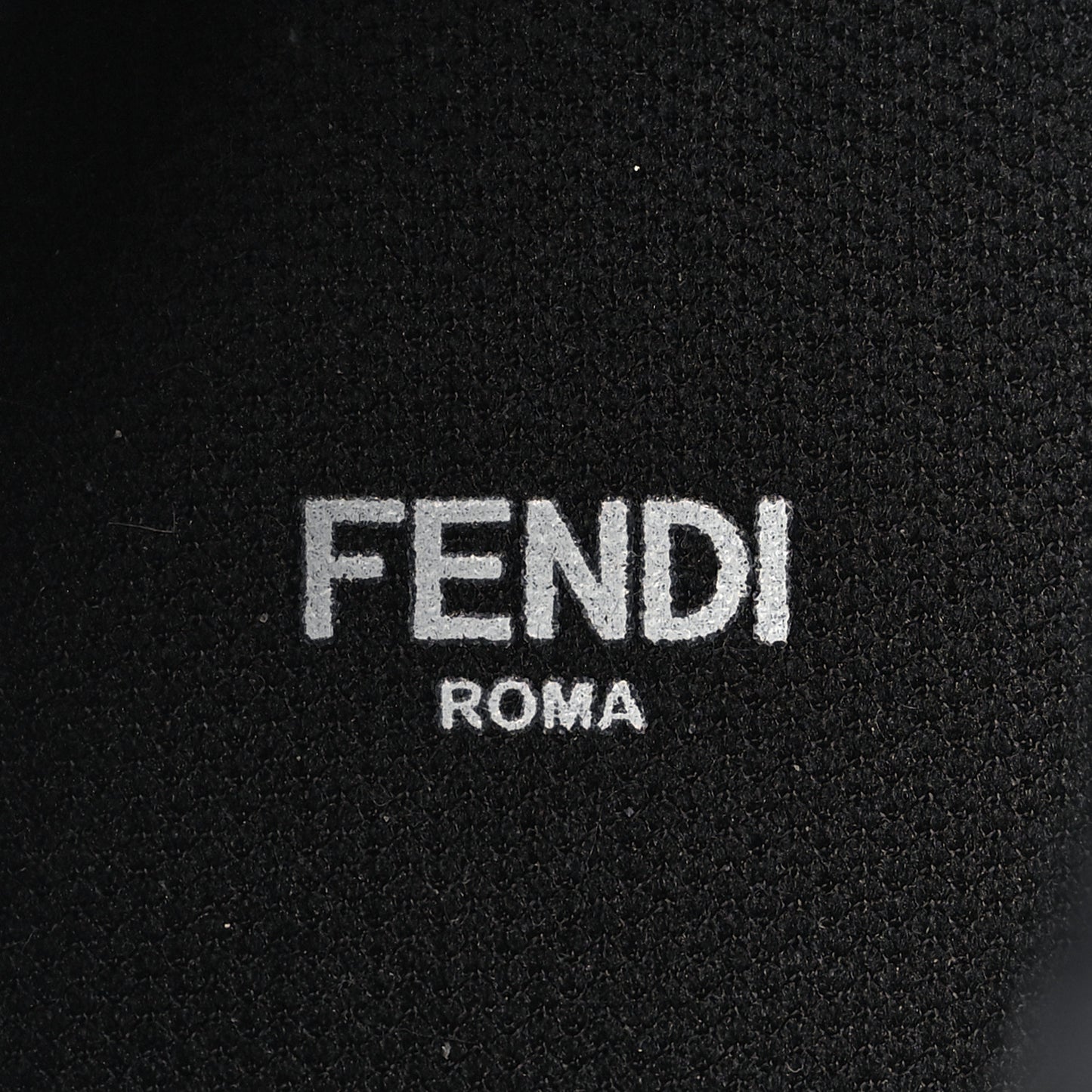 Calfskin Rubber Fendi Force Chelsea Boots 37 Black