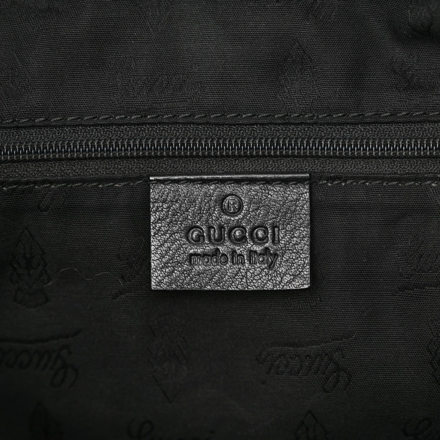 Gucci Guccissima Large New Ladies Web Hobo Black 6 of 14