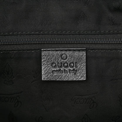 Gucci Guccissima Large New Ladies Web Hobo Black 6 of 14