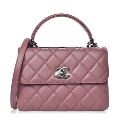 Chanel Lambskin Quilted Small Trendy CC Flap Dual Handle Bag Pink 1 of 7