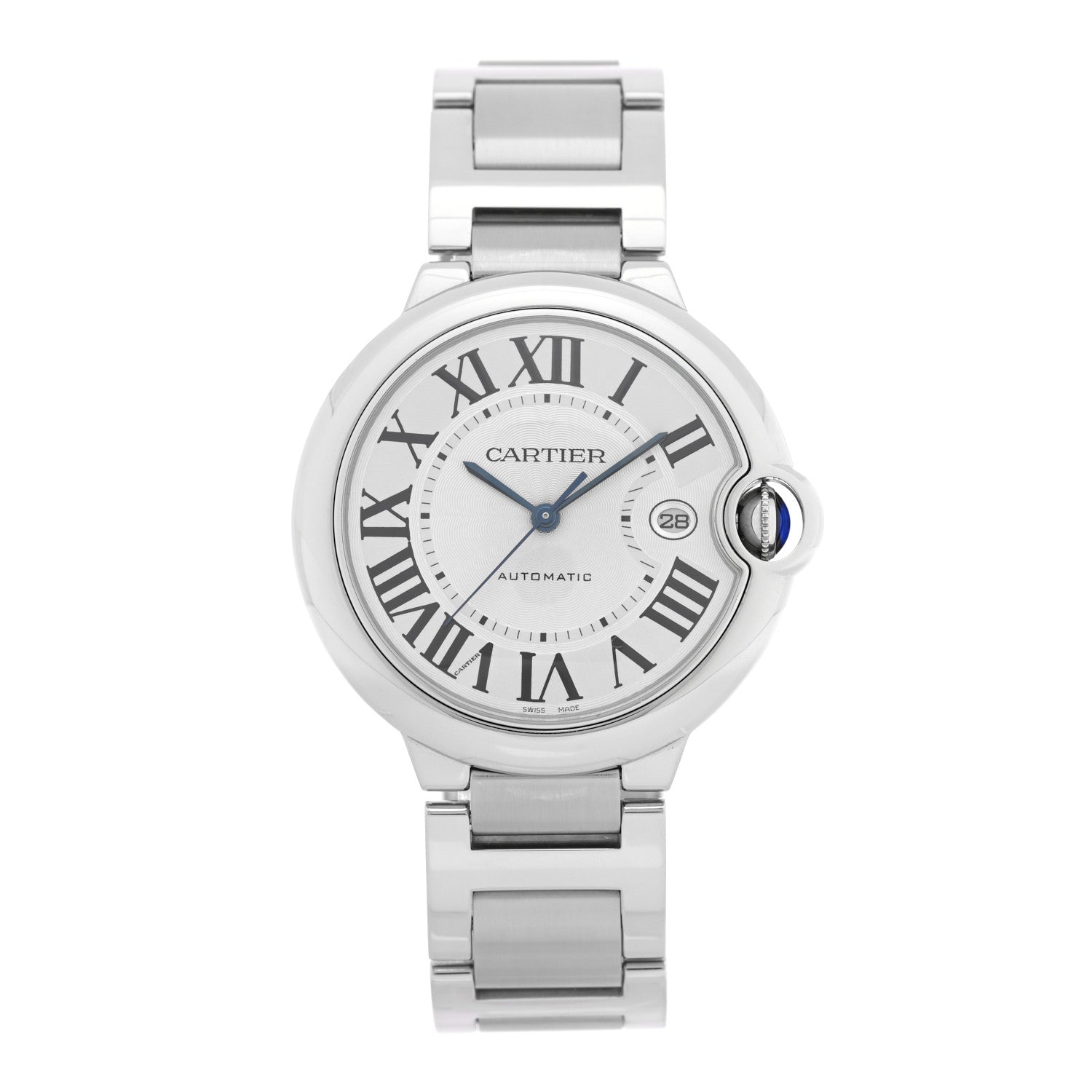 Cartier Stainless Steel 42mm Ballon Bleu De Cartier Automatic Watch 1 of 4