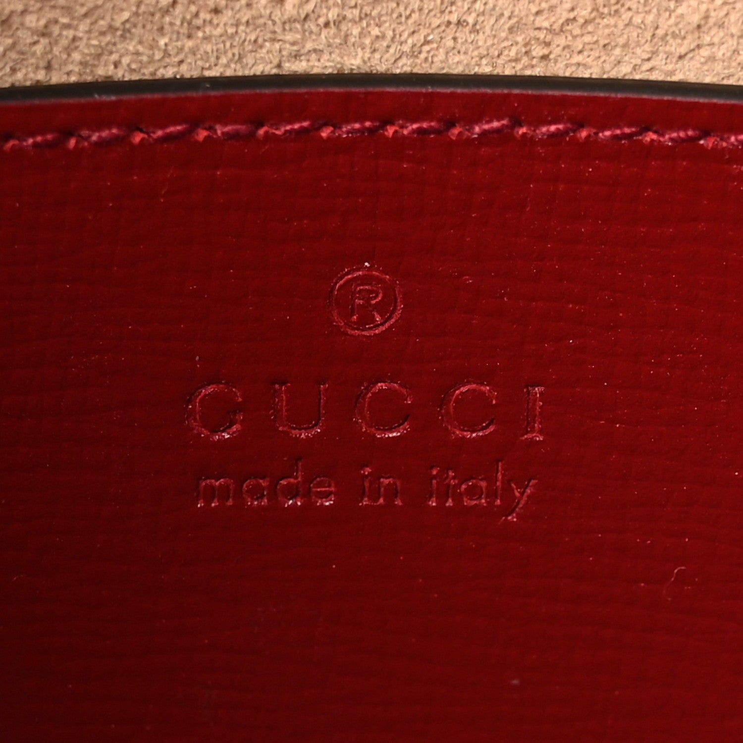Gucci Azalea Calfskin Web Monochrome Horsebit 1955 Shoulder Bag New Cherry Red 7 of 9