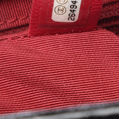 Chanel Aged Calfskin Quilted Medium Gabrielle Hobo Black White 8 of 10