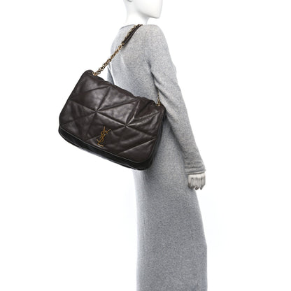 Saint Laurent Lambskin Matelasse Monogram Large Jamie 4.3 Dark Sweet Chocolate 2 of 9