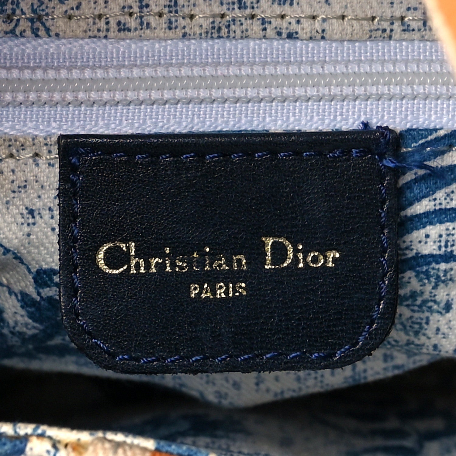 Christian Dior Canvas Print Saddle Bag Multicolor 6 of 9