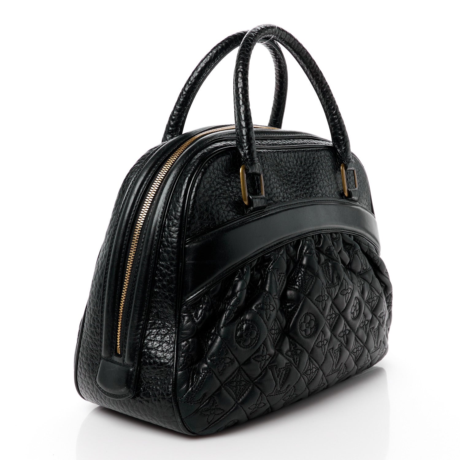 Louis Vuitton Lambskin Vienna Mizi Black 3 of 13