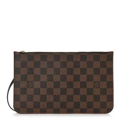 Louis Vuitton Damier Ebene Neverfull MM GM Pochette 1 of 9