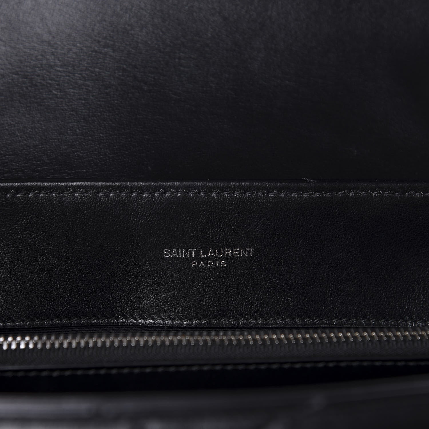 Saint Laurent Calfskin Y Quilted Monogram Medium Loulou Chain Satchel Black 8 of 11